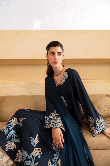 Azure | Luxury Premium Cambric 24 | Oceanic Dazzle by Azure - Designer Dress - Type: Luxury - Available at Libayah - 100% Original