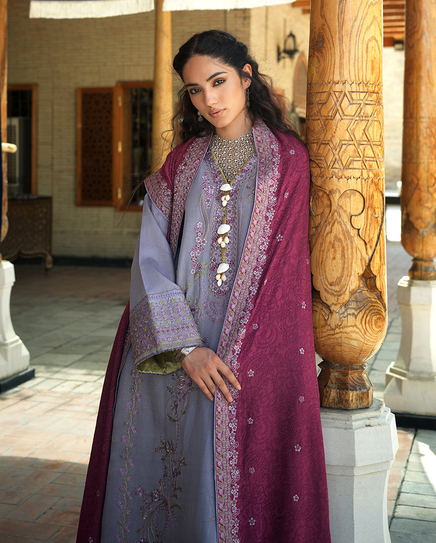 Mushq | Bukhara Winter Edit | Old City Bloom by Mushq - Designer Dress  - Type : Ladies Clothes - Available at Libayah - 100% Original 
