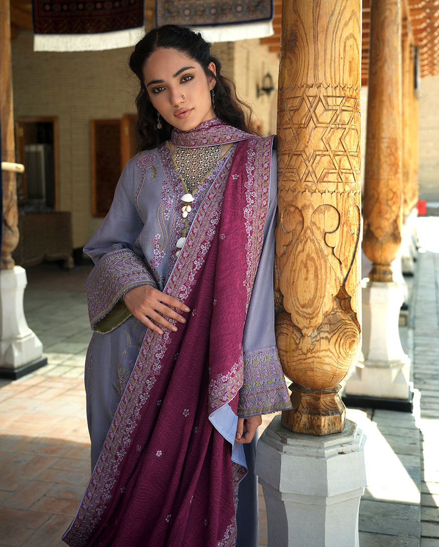 Mushq | Bukhara Winter Edit | Old City Bloom by Mushq - Designer Dress  - Type : Ladies Clothes - Available at Libayah - 100% Original 