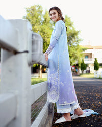 Mushq | Solace Ombre Chikankari | Ombre Whisper - by Libayah - Registered Vendor of : Mushq - 100% Original Designer Dress