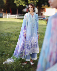Mushq | Solace Ombre Chikankari | Ombre Whisper - by Libayah - Registered Vendor of : Mushq - 100% Original Designer Dress