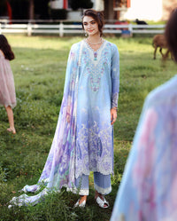 Mushq | Solace Ombre Chikankari | Ombre Whisper - by Libayah - Registered Vendor of : Mushq - 100% Original Designer Dress