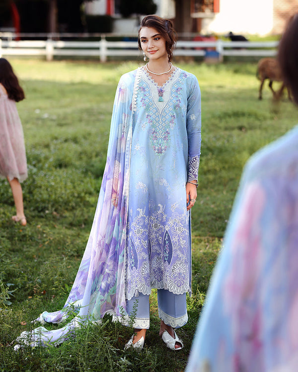 Mushq | Solace Ombre Chikankari | Ombre Whisper - by Libayah - Registered Vendor of : Mushq - 100% Original Designer Dress