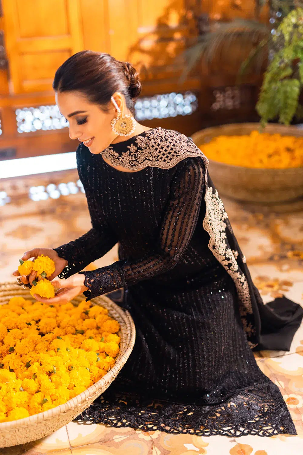 Azure | Embroidered Formals | Onyx Dove by Azure - Designer Dress - Type: Ladies Clothes - Available at Libayah - 100% Original