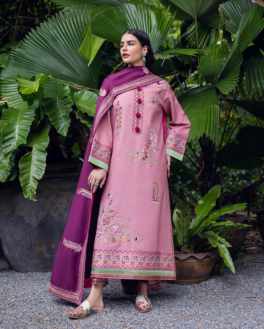 Mushq | Hemline Karandi | Opal Gleam by Mushq - Designer Dress - Type : Ladies Clothes - Available at Libayah - 100% Original 