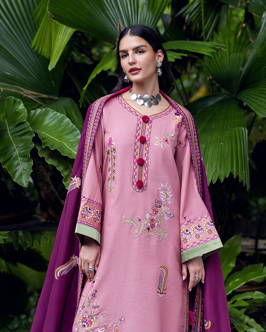 Mushq | Hemline Karandi | Opal Gleam by Mushq - Designer Dress - Type : Ladies Clothes - Available at Libayah - 100% Original 