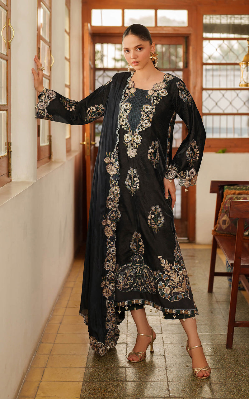 Asifa and Nabeel | Pashmina Luxe 25 | Opal LWC25-07 by Asifa and Nabeel - Designer Dress - Type : Ladies Clothes - Available at Libayah - 100% Original 