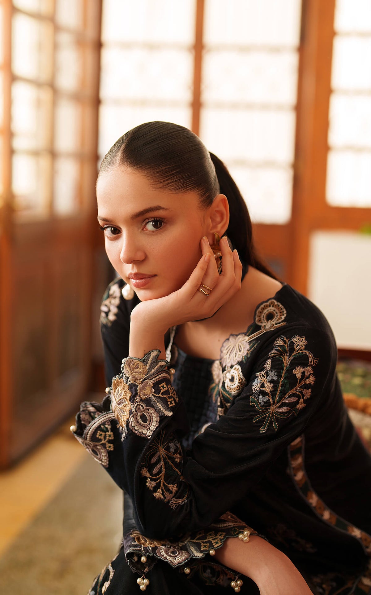 Asifa and Nabeel | Pashmina Luxe 25 | Opal LWC25-07 by Asifa and Nabeel - Designer Dress - Type : Ladies Clothes - Available at Libayah - 100% Original 