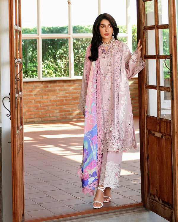 Mushq | Amoi Luxury Lawn | Opulent Whisper - by Libayah - Registered Vendor of : Mushq - 100% Original Designer Dress