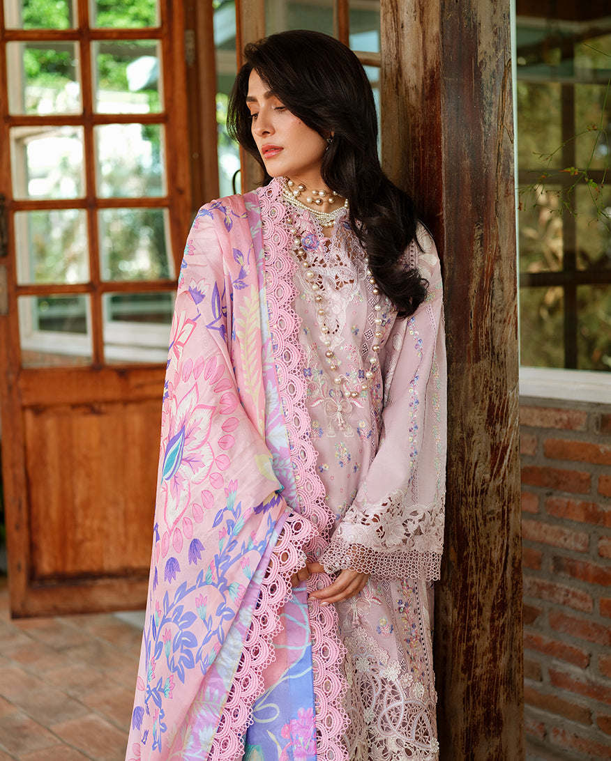 Mushq | Amoi Luxury Lawn | Opulent Whisper - by Libayah - Registered Vendor of : Mushq - 100% Original Designer Dress