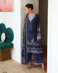 Roheenaz | Eclat Garden Printed Lawn | Orchid Garden by Roheenaz - Designer Dress  - Type : Ladies Clothes - Available at Libayah - 100% Original 