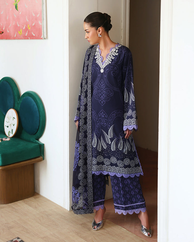 Roheenaz | Eclat Garden Printed Lawn | Orchid Garden by Roheenaz - Designer Dress  - Type : Ladies Clothes - Available at Libayah - 100% Original 