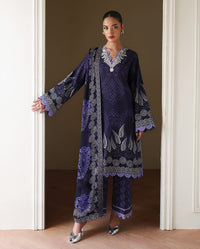 Roheenaz | Eclat Garden Printed Lawn | Orchid Garden by Roheenaz - Designer Dress  - Type : Ladies Clothes - Available at Libayah - 100% Original 