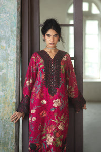 Zainab Chottani | Summer Edition 26 | Orchid Noir Kaftan by Zainab Chottani - Designer Dress  - Type : Ladies Clothes - Available at Libayah - 100% Original 