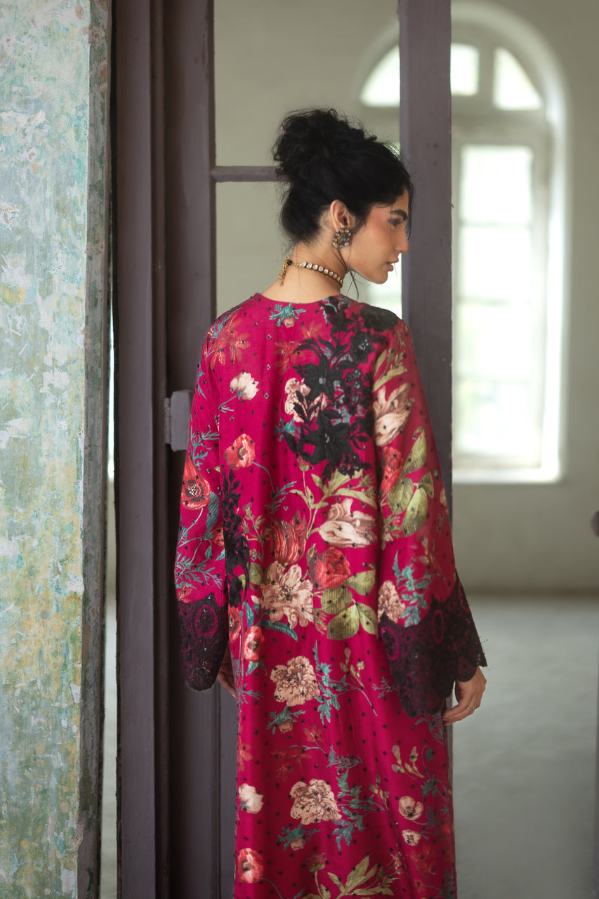 Zainab Chottani | Summer Edition 26 | Orchid Noir Kaftan by Zainab Chottani - Designer Dress  - Type : Ladies Clothes - Available at Libayah - 100% Original 