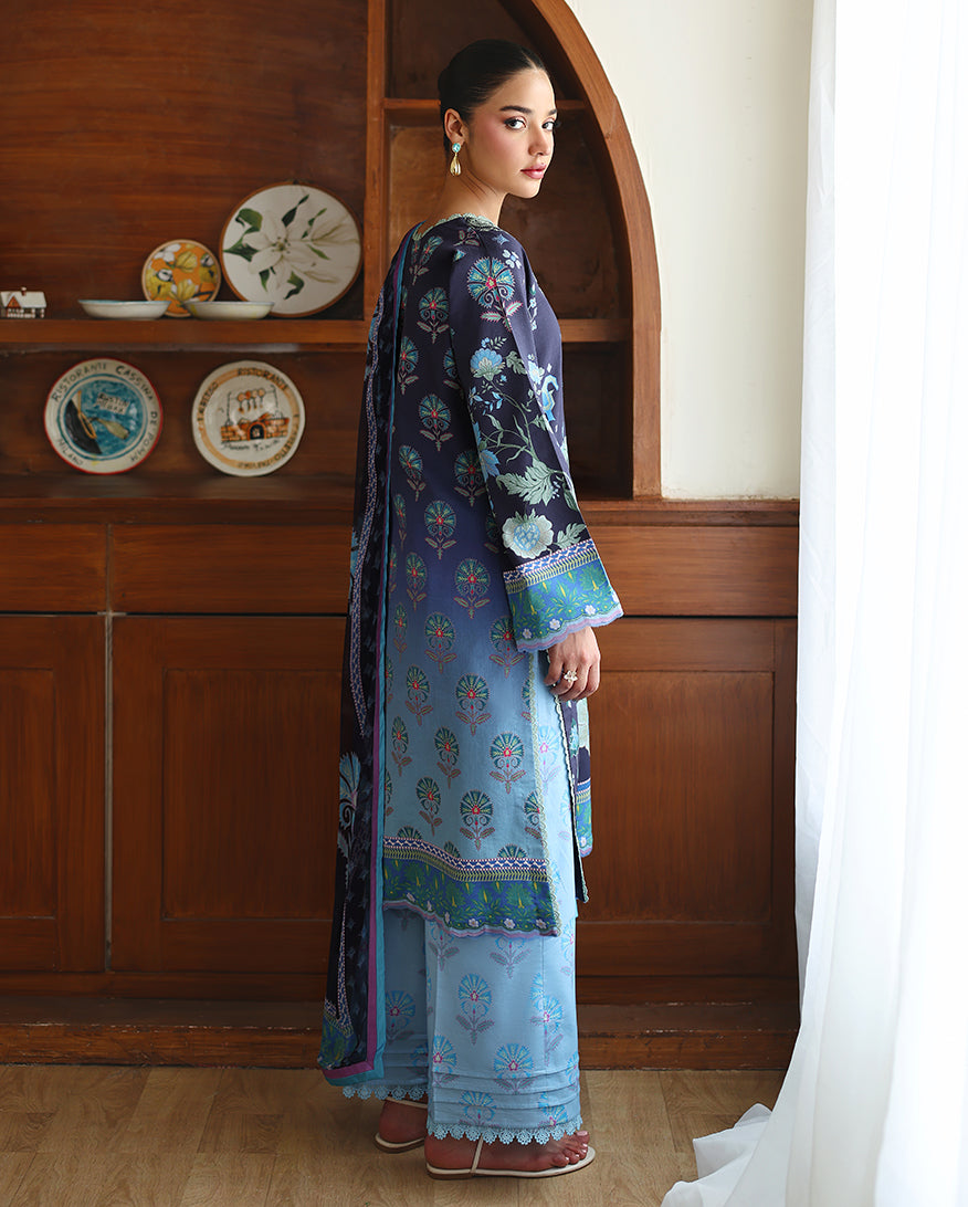 Roheenaz | Eclat Garden Printed Lawn | Orchid meadow by Roheenaz - Designer Dress  - Type : Ladies Clothes - Available at Libayah - 100% Original 