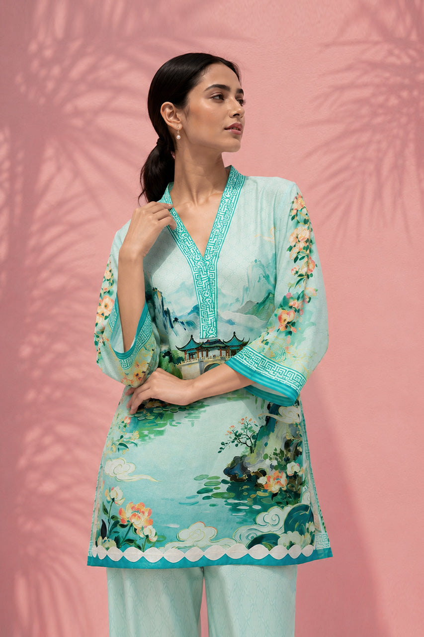 Sania Maskatiya | Summer Festive 26 | Eileen by Sania Maskatiya - Designer Dress  - Type : Ladies Clothes - Available at Libayah - 100% Original 
