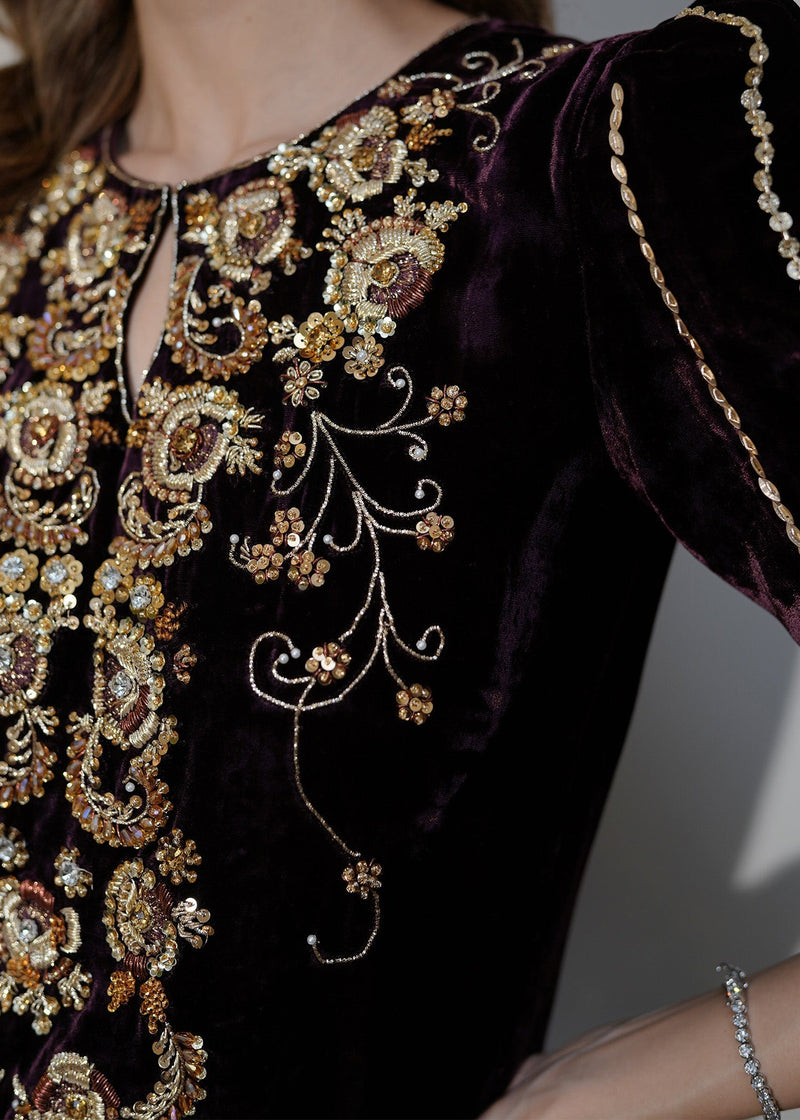 Mahum Asad | Voila Velvets | Jade by Mahum Asad - Designer Dress - Type: Ladies Clothes - Available at Libayah - 100% Original
