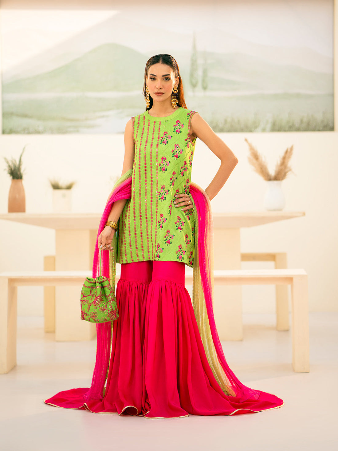 Fozia Khalid | Eid Edit 24 | Soraya by Fozia Khalid - Designer Dress - Type: Ladies Clothes - Available at Libayah - 100% Original