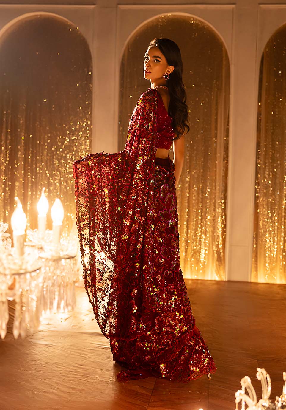 Zarqash | Bling Series | SCARLET by Zarqash - Designer Dress - Type: Ladies Clothes - Available at Libayah - 100% Original
