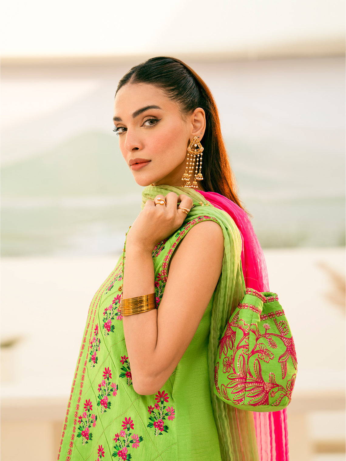 Fozia Khalid | Eid Edit 24 | Soraya by Fozia Khalid - Designer Dress - Type: Ladies Clothes - Available at Libayah - 100% Original