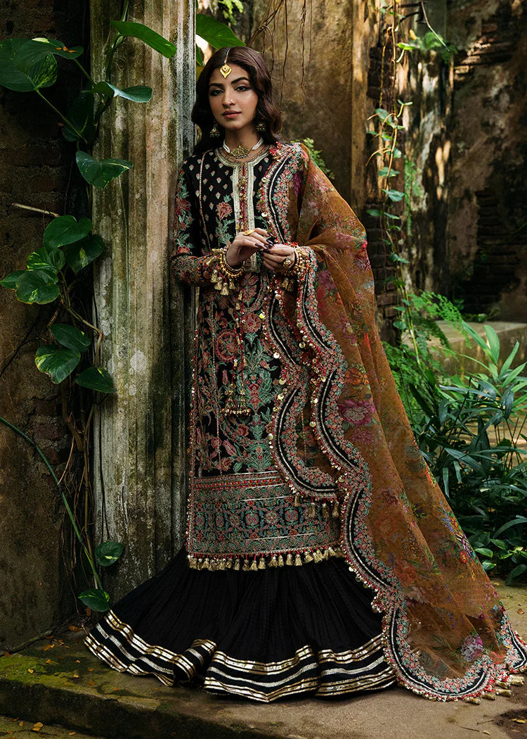 Hussain Rehar | Roshan Luxury Lawn | Dilruba by Maria B - Designer Dress - Type: Ladies Clothes - Available at Libayah - 100% Original