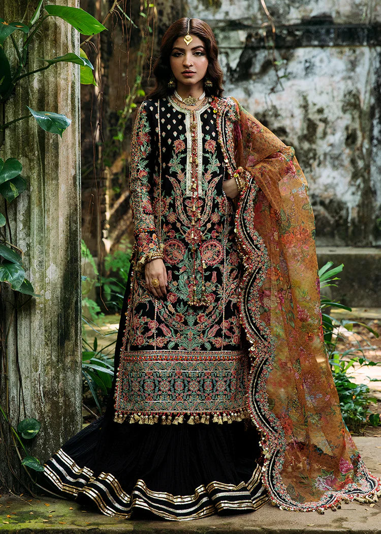 Hussain Rehar | Roshan Luxury Lawn | Dilruba by Maria B - Designer Dress - Type: Ladies Clothes - Available at Libayah - 100% Original