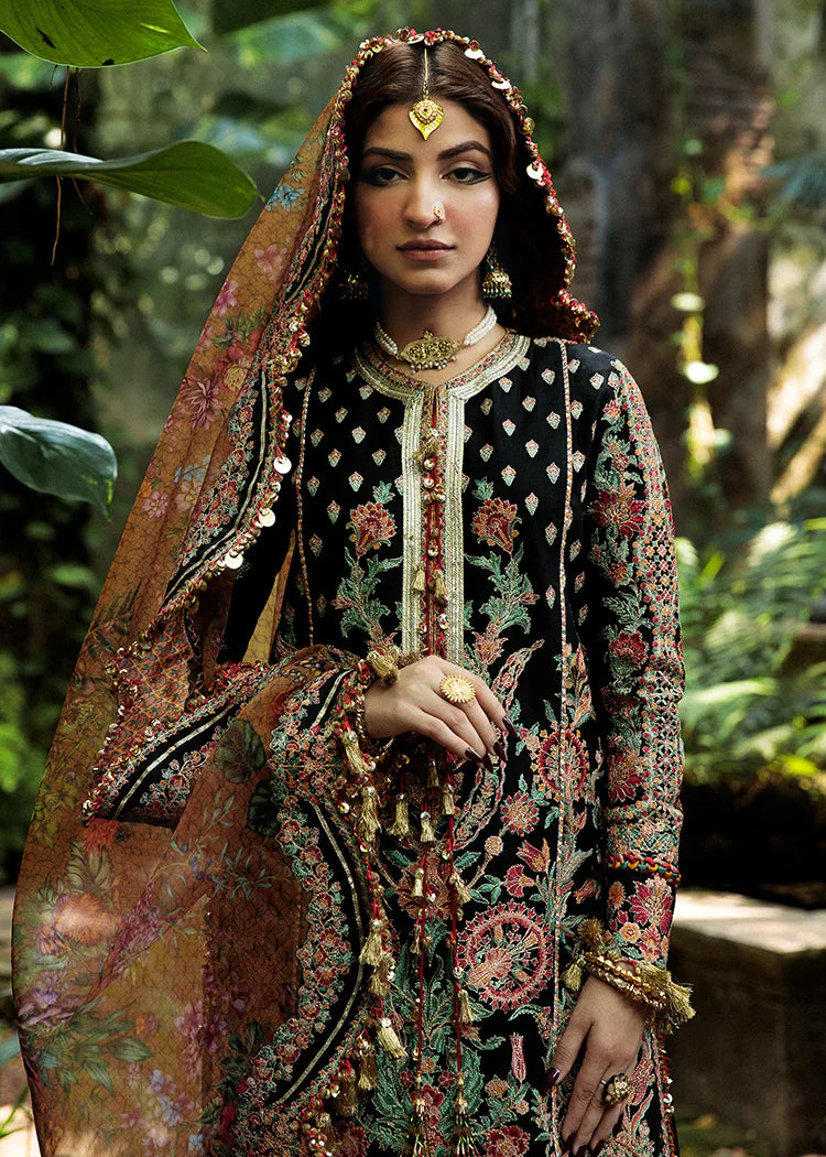Hussain Rehar | Roshan Luxury Lawn | Dilruba by Maria B - Designer Dress - Type: Ladies Clothes - Available at Libayah - 100% Original