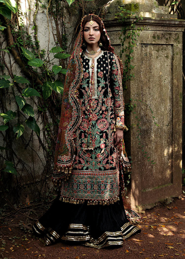 Hussain Rehar | Roshan Luxury Lawn | Dilruba by Maria B - Designer Dress - Type: Ladies Clothes - Available at Libayah - 100% Original