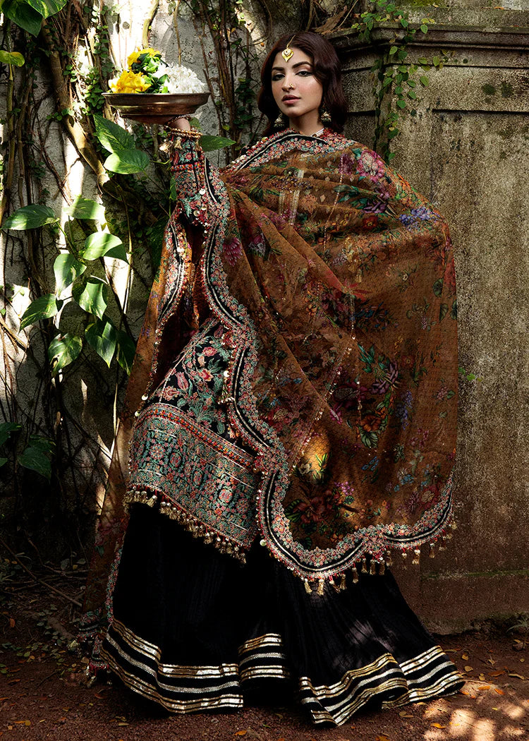 Hussain Rehar | Roshan Luxury Lawn | Dilruba by Maria B - Designer Dress - Type: Ladies Clothes - Available at Libayah - 100% Original