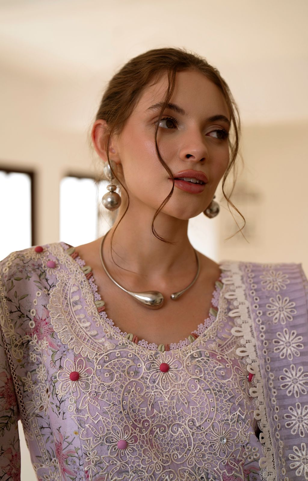 AJR Couture | Printakari Lawn 25 | Pearl by AJR Couture - Designer Dress - Type: Ladies Clothes - Available at Libayah - 100% Original