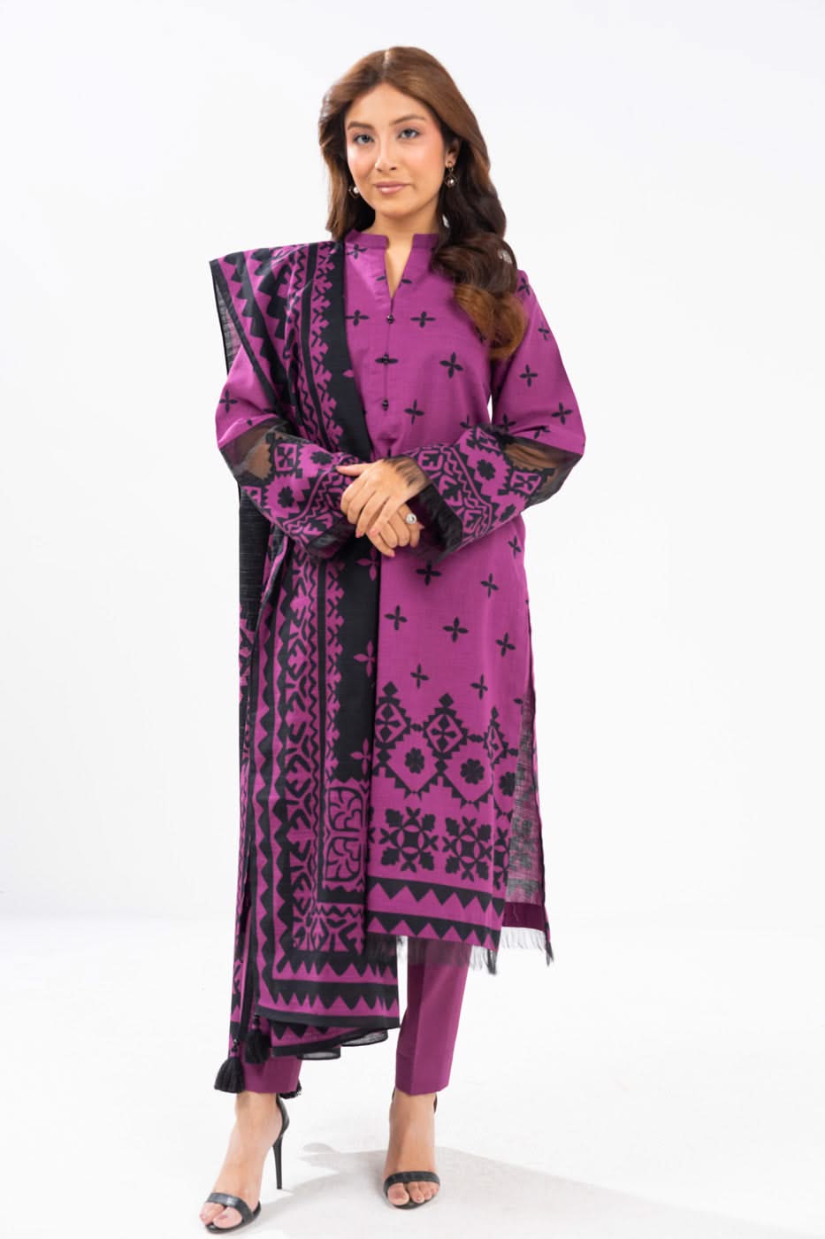 Al Karam | Winter 24 | PF-44.1-24 by Alkaram - Designer Dress - Type: Ladies Clothes - Available at Libayah - 100% Original