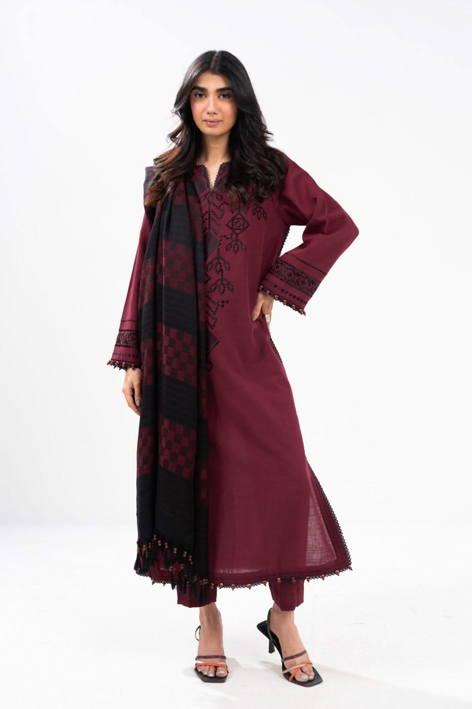 Al Karam | Winter 24 | FW-28-24 by Alkaram - Designer Dress - Type: Ladies Clothes - Available at Libayah - 100% Original