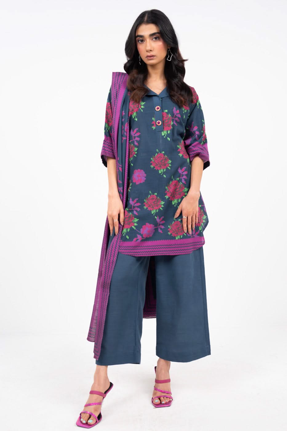 Al Karam | Winter 24 | FW-31-24 by Alkaram - Designer Dress - Type: Ladies Clothes - Available at Libayah - 100% Original