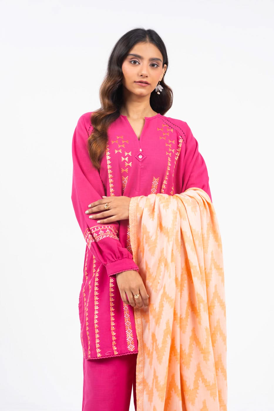 Al Karam | Winter 24 | FW-45-24 by Alkaram - Designer Dress - Type: Ladies Clothes - Available at Libayah - 100% Original