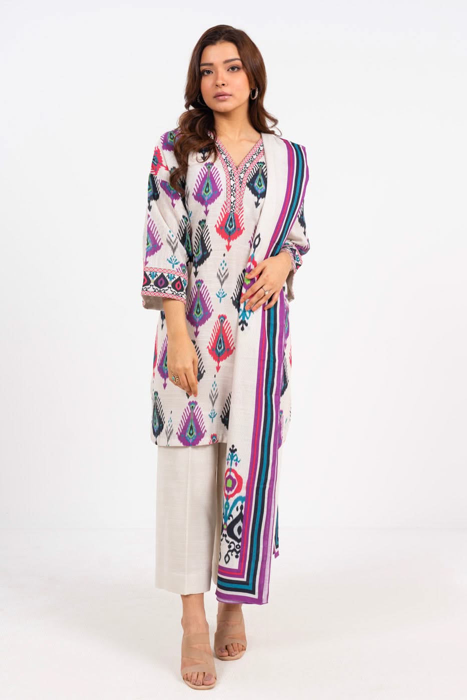 Al Karam | Winter 24 | PF-55-24 by Alkaram - Designer Dress - Type: Ladies Clothes - Available at Libayah - 100% Original