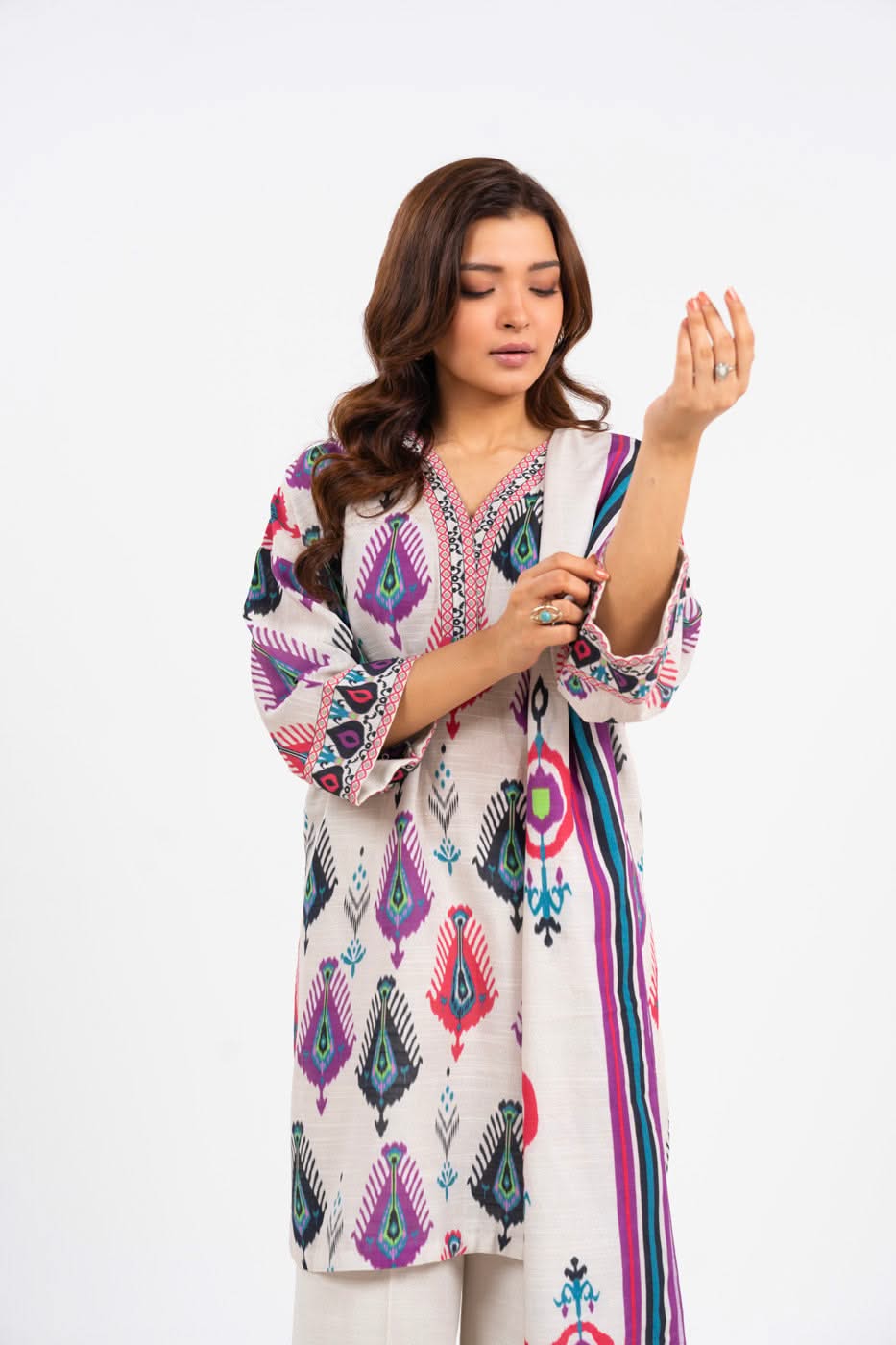 Al Karam | Winter 24 | PF-55-24 by Alkaram - Designer Dress - Type: Ladies Clothes - Available at Libayah - 100% Original