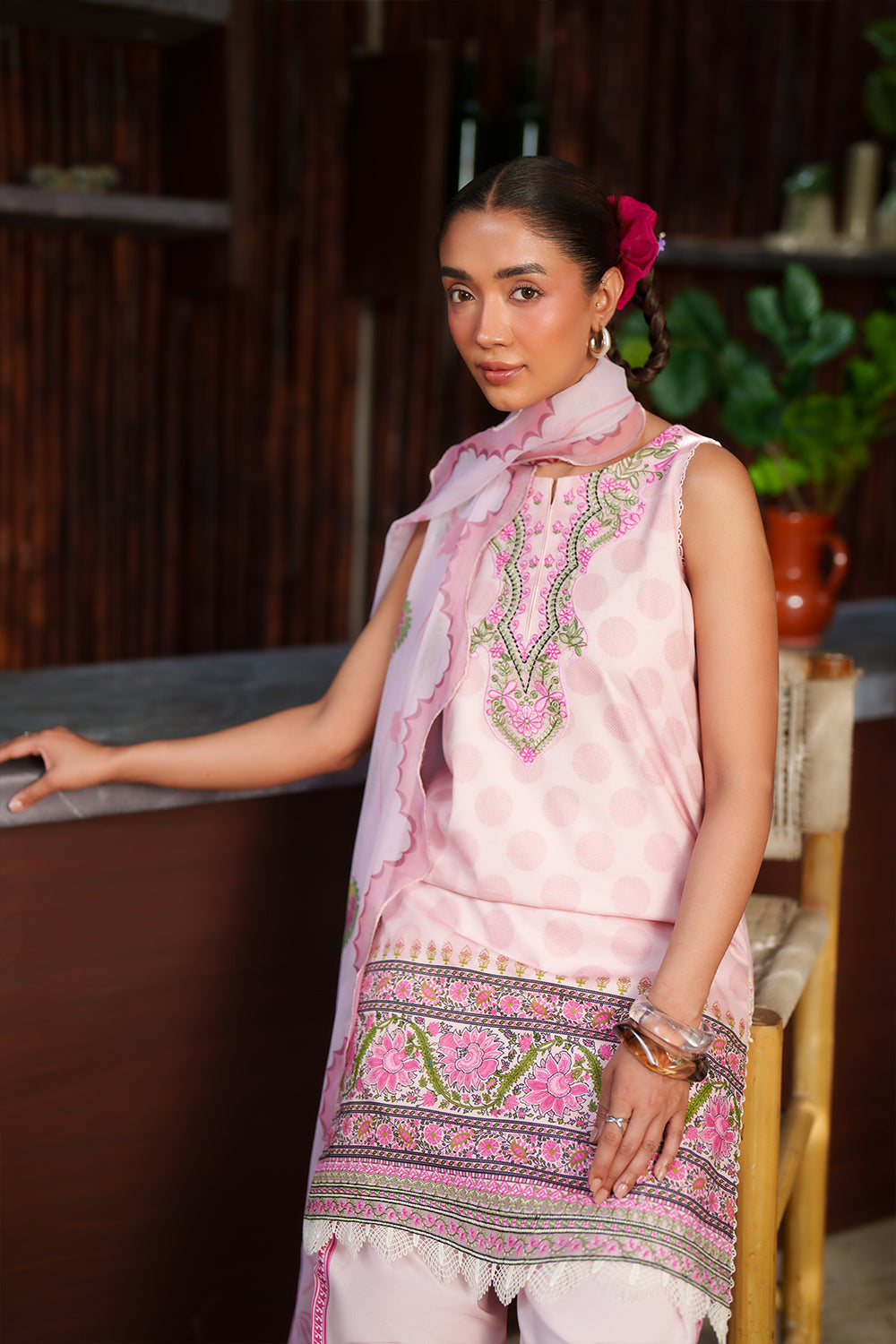 Saira Rizwan | Laanem SS 26 | AZURA-B-SRL26-05 by Saira Rizwan - Designer Dress  - Type : Ladies Clothes - Available at Libayah - 100% Original 