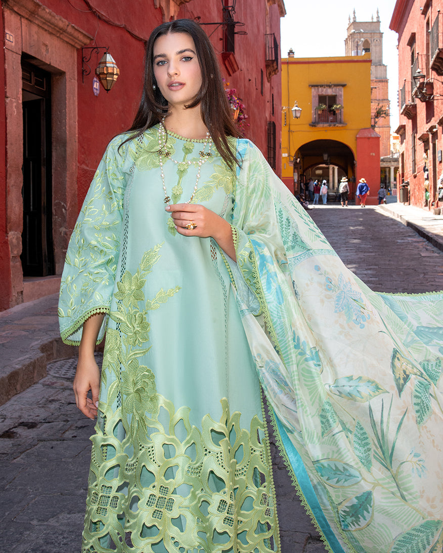 Mushq | Odyssey Lawn 26 | Paloma by Mushq - Designer Dress  - Type : Ladies Clothes - Available at Libayah - 100% Original 