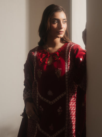 Parishay | Duha Winter |  DU-08 by Parishay - Designer Dress - Type: Ladies Clothes - Available at Libayah - 100% Original
