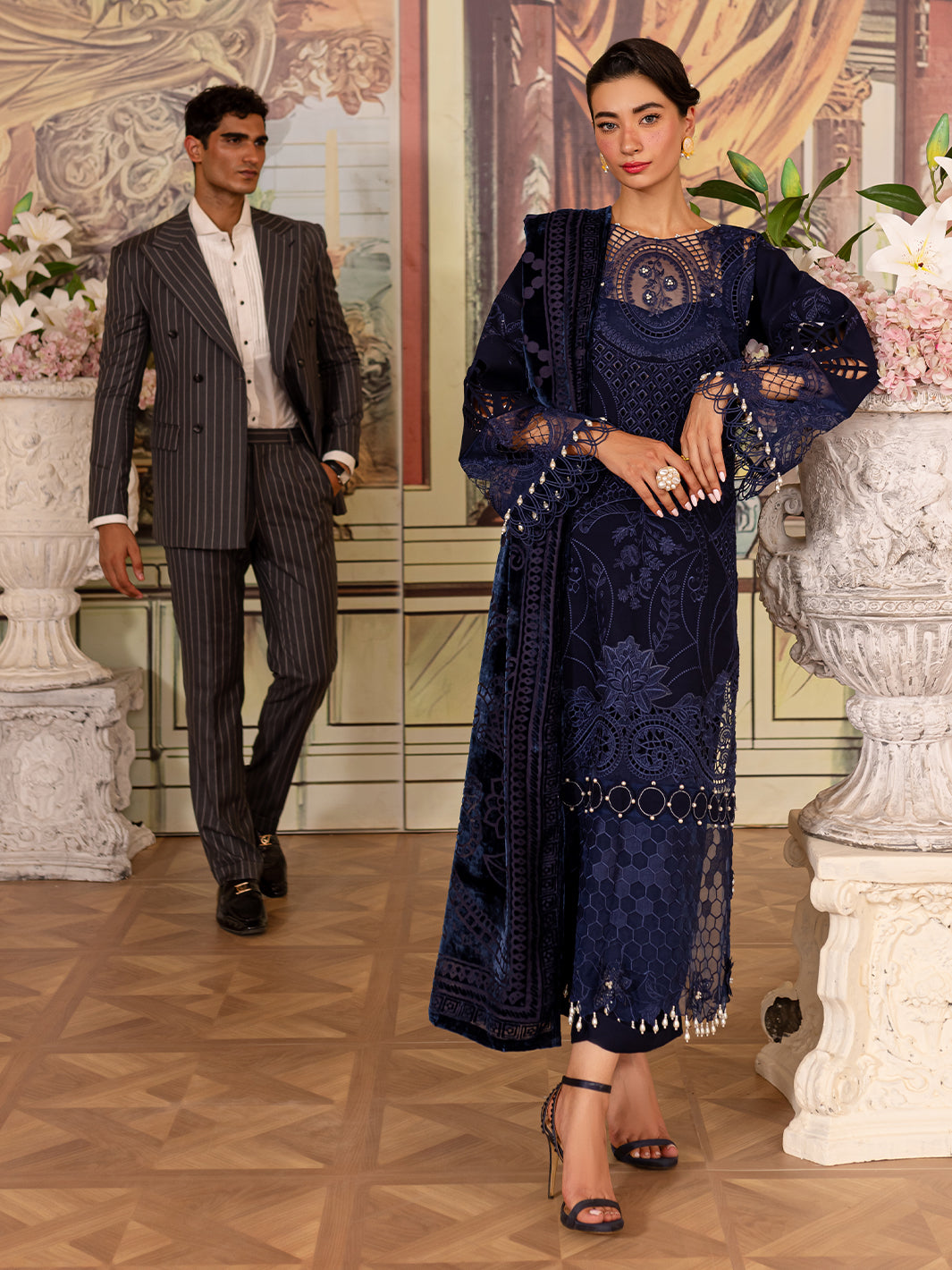 Parishay | Panache Winter | PN-02 by Parishay - Designer Dress - Type: Ladies Clothes - Available at Libayah - 100% Original