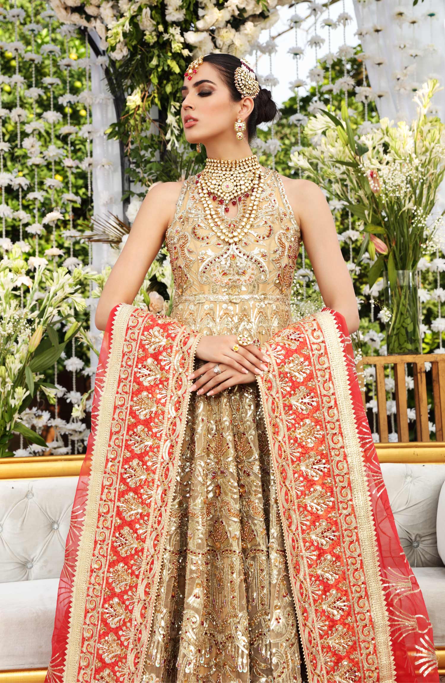 Maryum N Maria | Signature Maxi 24 | Bridal Maxi - Passion Fling (MBM-0013) by Maryum N Maria - Designer Dress - Type: Bridal - Available at Libayah - 100% Original