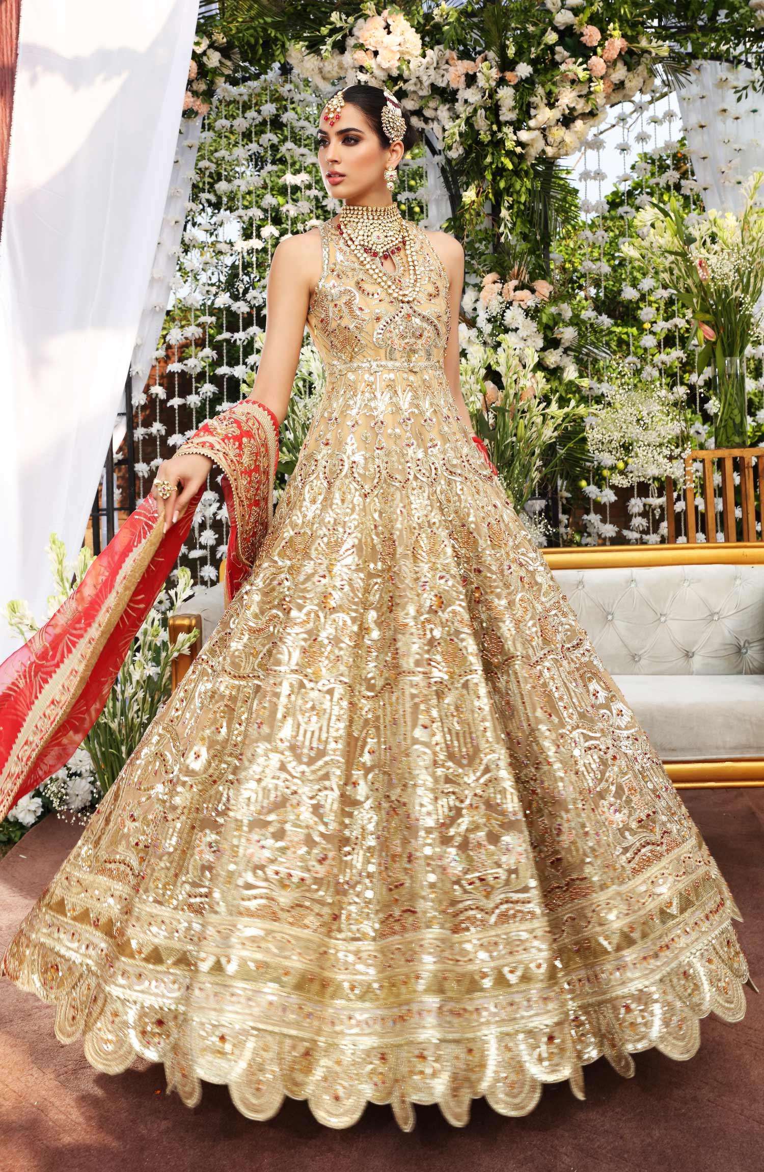 Maryum N Maria | Signature Maxi 24 | Bridal Maxi - Passion Fling (MBM-0013) by Maryum N Maria - Designer Dress - Type: Bridal - Available at Libayah - 100% Original