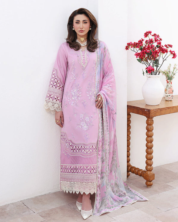 Roheenaz | Floral Reverie Luxury Lawn | Pastel Dream by Roheenaz - Designer Dress  - Type : Ladies Clothes - Available at Libayah - 100% Original 