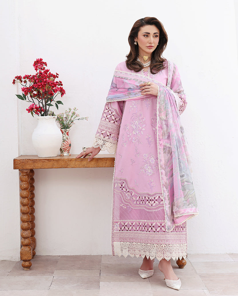 Roheenaz | Floral Reverie Luxury Lawn | Pastel Dream by Roheenaz - Designer Dress  - Type : Ladies Clothes - Available at Libayah - 100% Original 