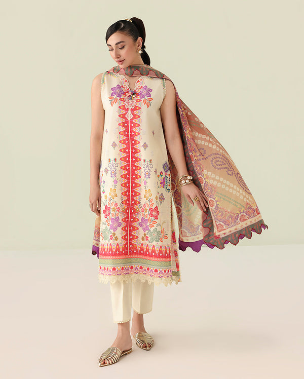 Roheenaz | Rosette Lawn | Pastel Symphony - Designer Dress - Type : Ladies Clothes - Available at Libayah - 100% Original