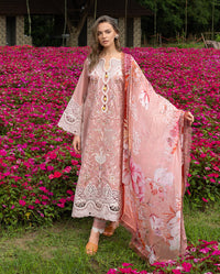 Mushq | Hemline the Secret Garden | Peach Blossom by Mushq - Designer Dress  - Type : Ladies Clothes - Available at Libayah - 100% Original 