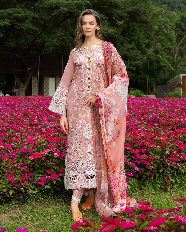 Mushq | Hemline the Secret Garden | Peach Blossom by Mushq - Designer Dress  - Type : Ladies Clothes - Available at Libayah - 100% Original 