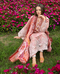 Mushq | Hemline the Secret Garden | Peach Blossom by Mushq - Designer Dress  - Type : Ladies Clothes - Available at Libayah - 100% Original 