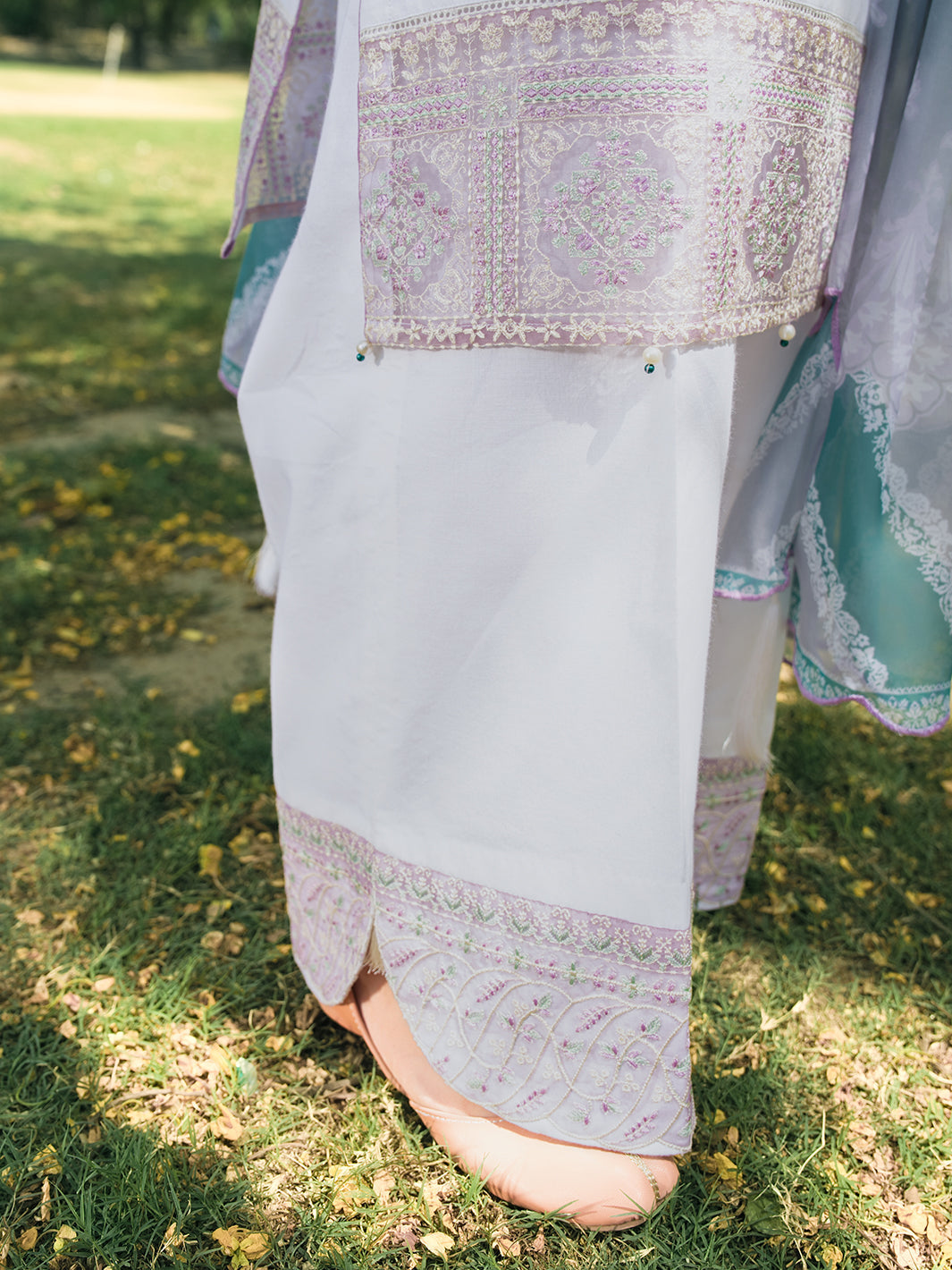 Hemstitch | The Garden Lawn | Pearl Petal by Hemstitch - Designer Dress  - Type : Ladies Clothes - Available at Libayah - 100% Original 